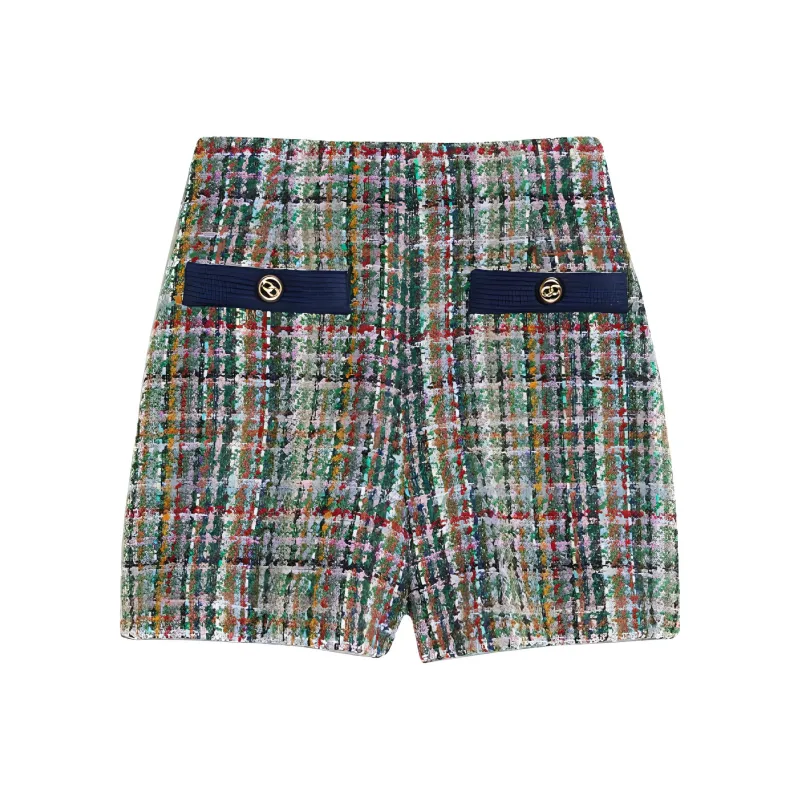 Sandro FW20 Casual Shorts Women's Multicolor-0