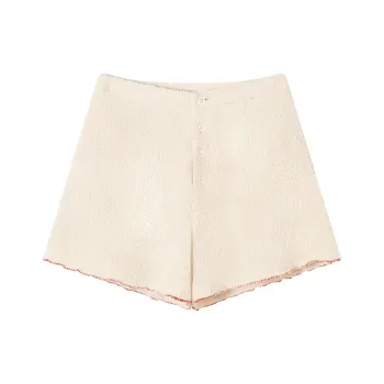Ouyang Casual Shorts Women's Cream Apricot
