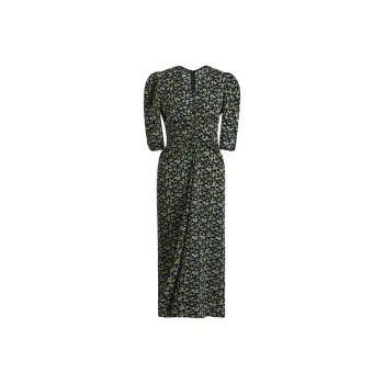 THE SEA LIFE Short Sleeved Dress Women's Moss Green