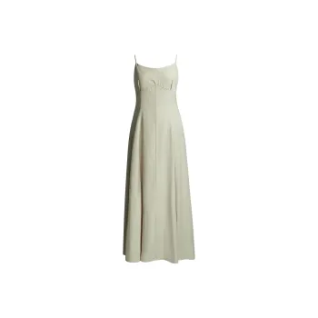 THE SEA LIFE Slip Dress Women's Shimmer Green