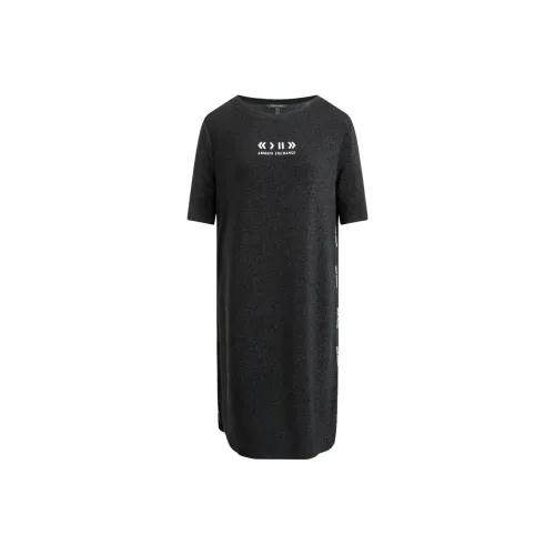 ARMANI EXCHANGE Short Sleeved Dresses Women's Black