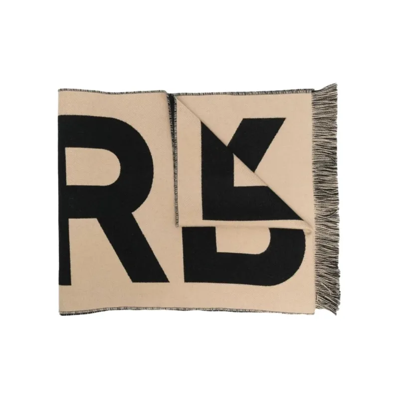 Burberry Wool Football Scarf-0