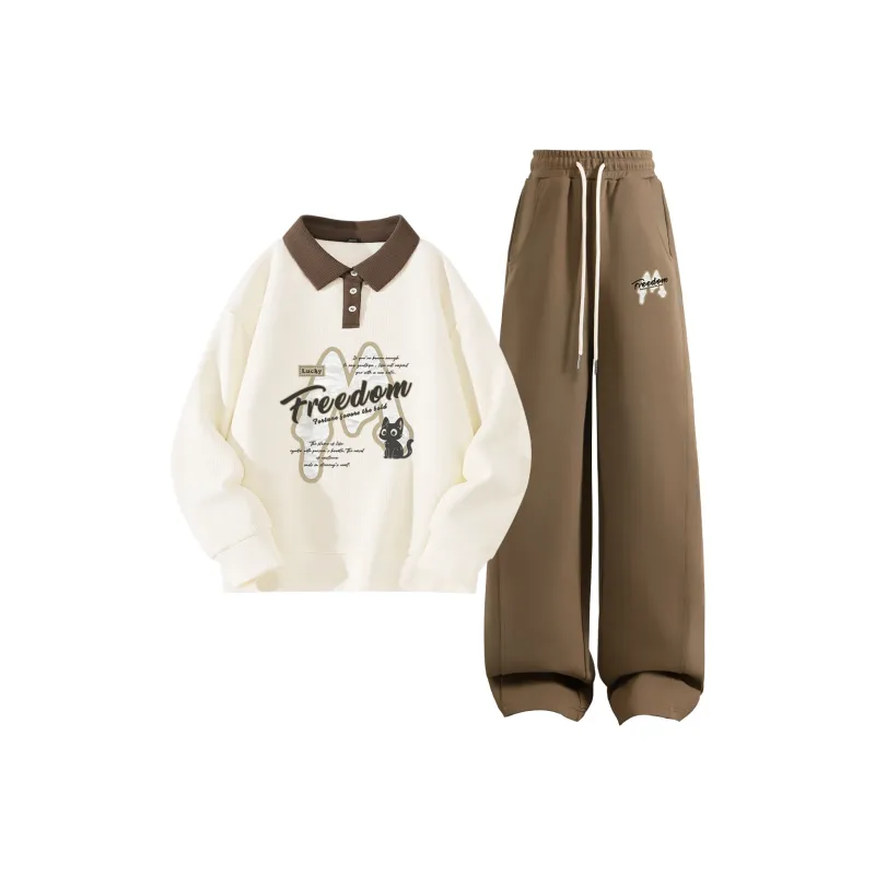 MINISO Sweatshirt Sets Women's-16
