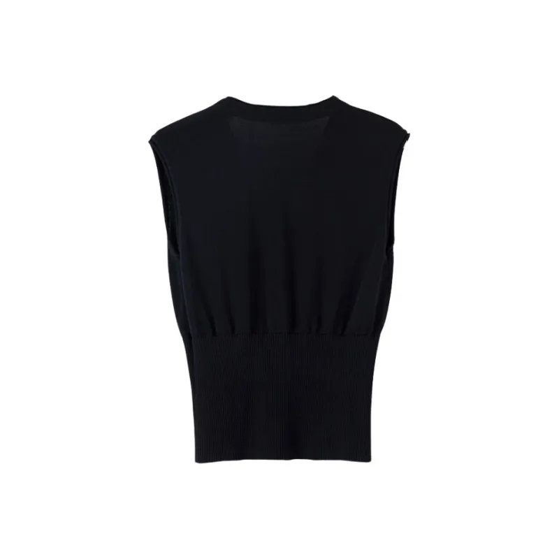 Late White Knitwear Women's Black-1