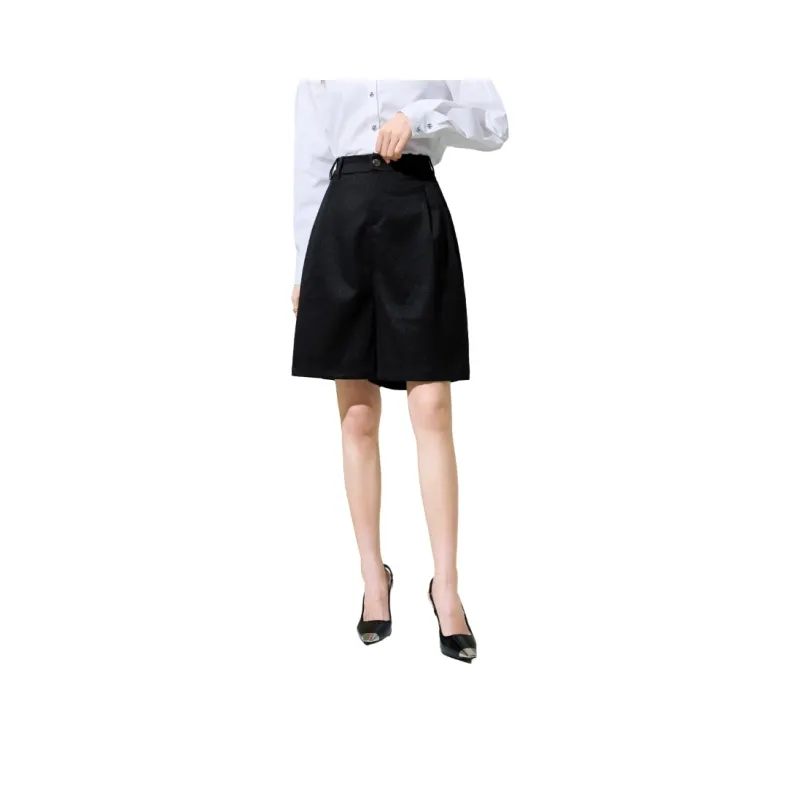 SMEN Casual Shorts Women's Black-0