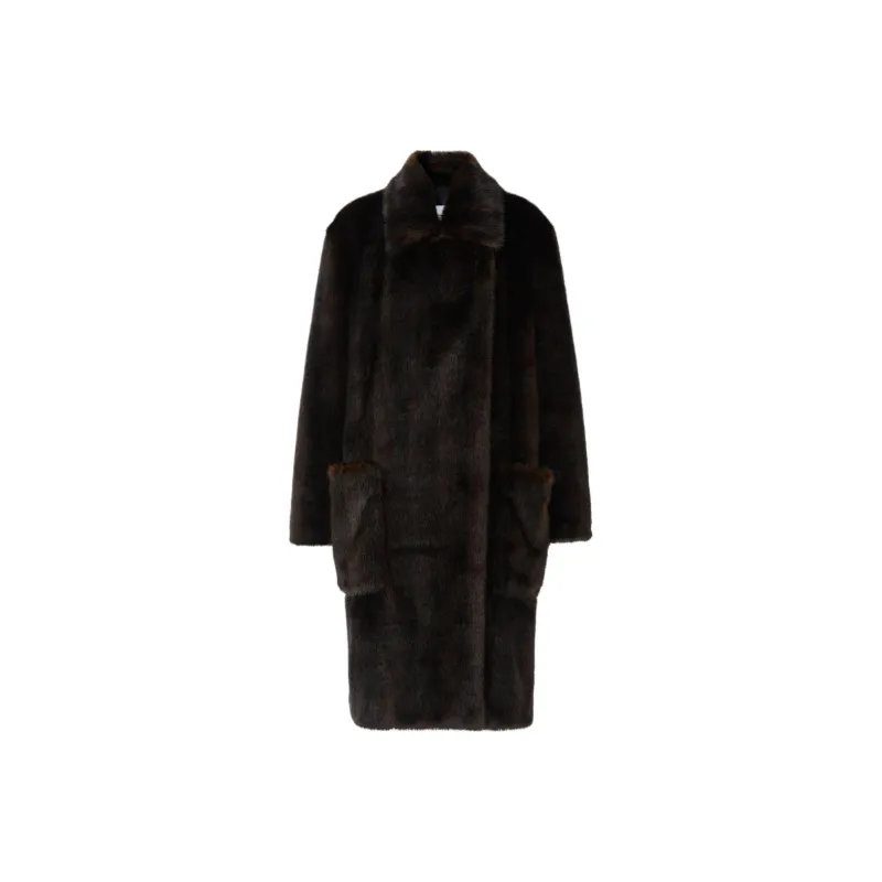 Burberry FW22 Velvet feel Coat Women's Umber-1