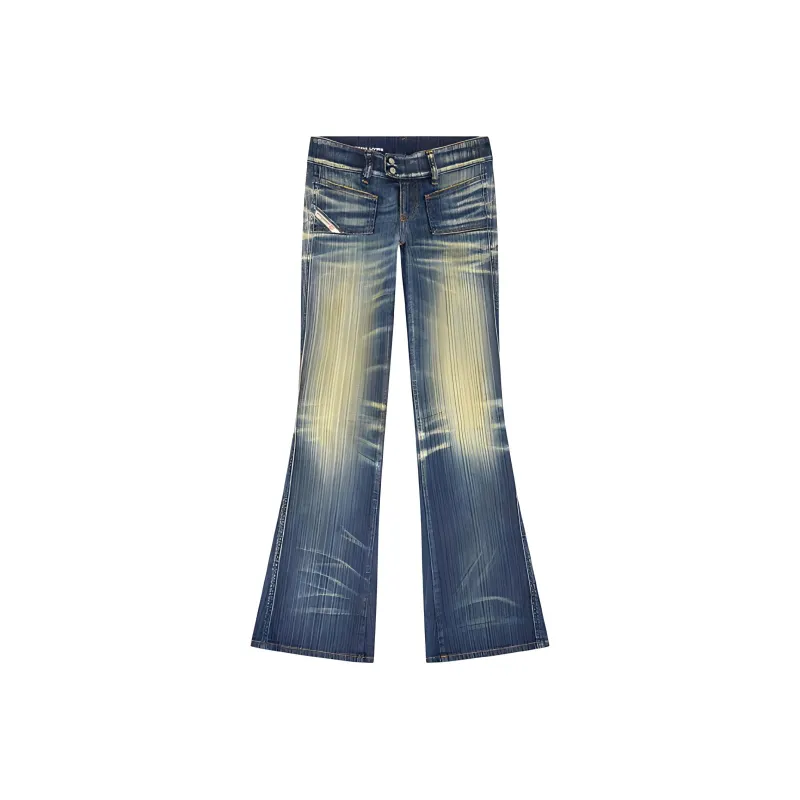 DIESEL D Hush Low rise Bootcut Jeans-0