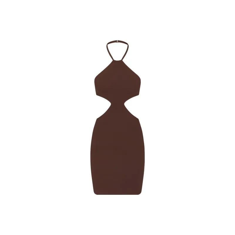 Skims Sleeveless Dresses Women's Cocoa Brown-0