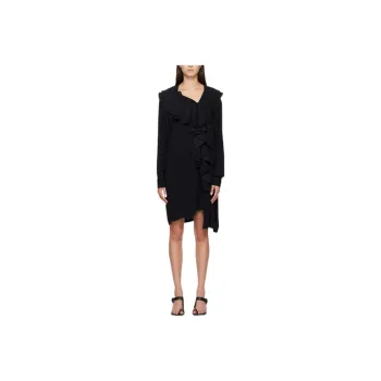 MM6 Maison Margiela Long Sleeved Dress Women's Black
