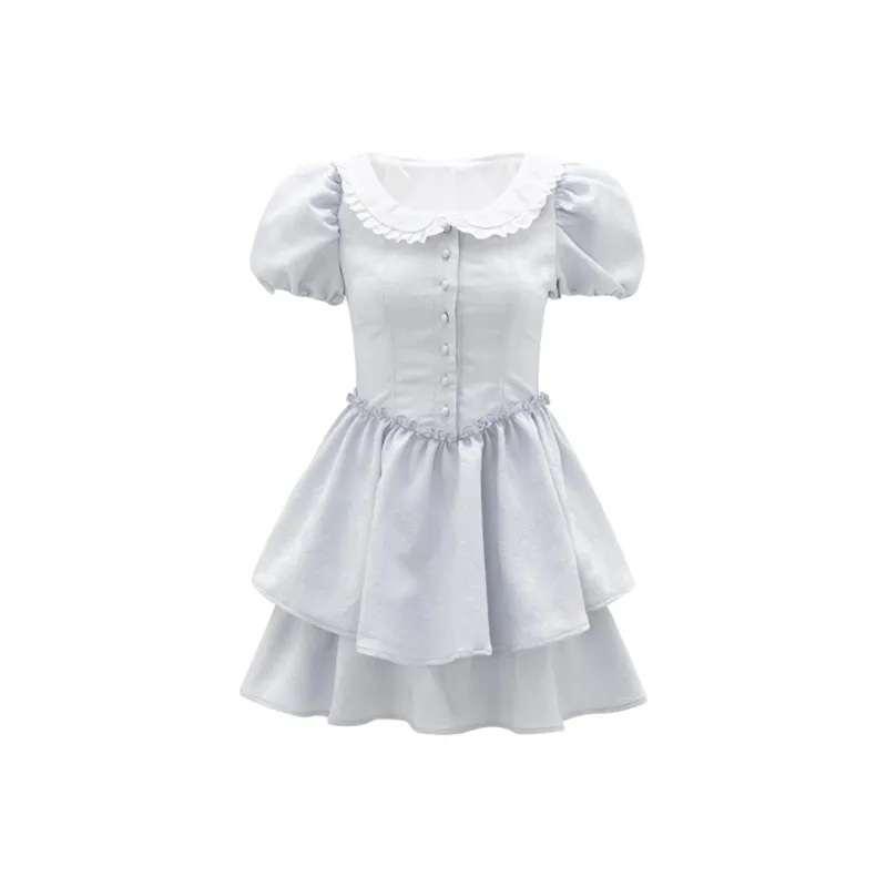 ZWTX STUDIO Short Sleeved Dress Women's-0
