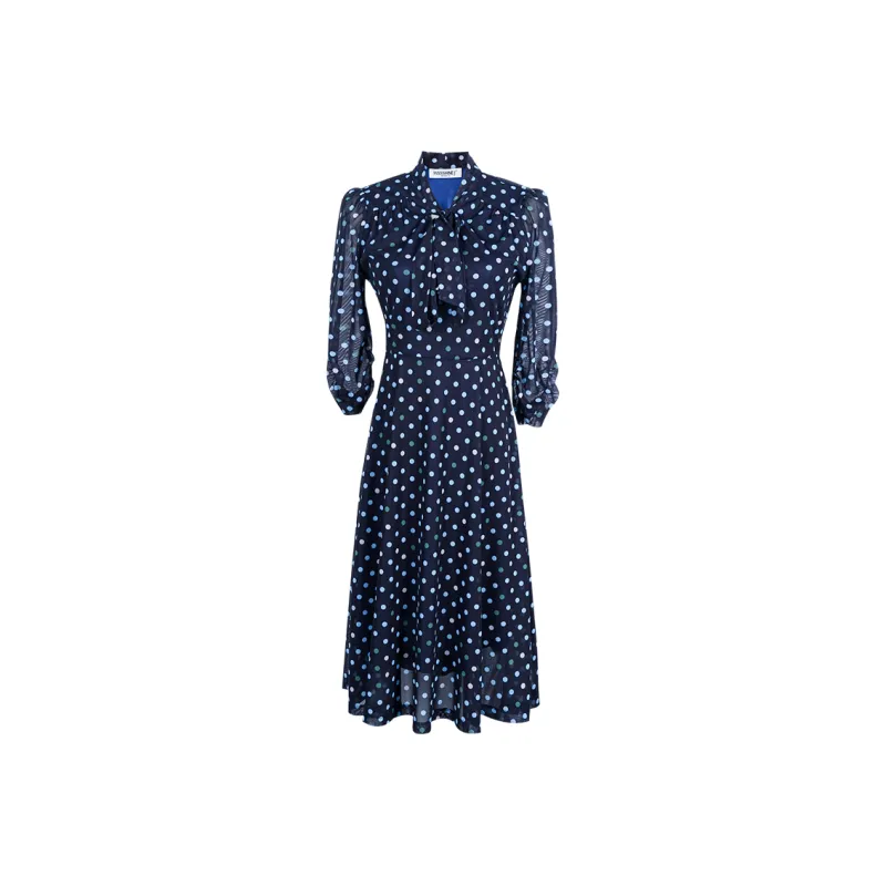 MISSSHINE Long Sleeved Dresses Women's Black-0