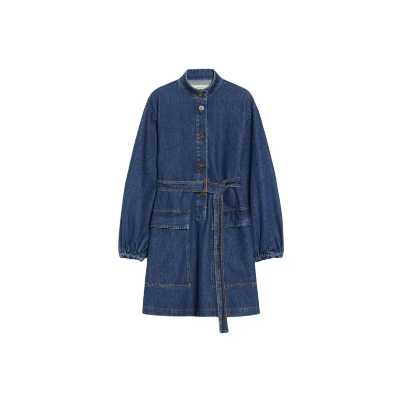 WEEKEND MaxMara Long Sleeved Dress Women's Blue-0