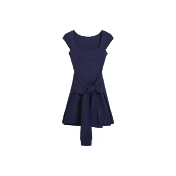 JOSR Short Sleeved Dress Women's Dark Blue