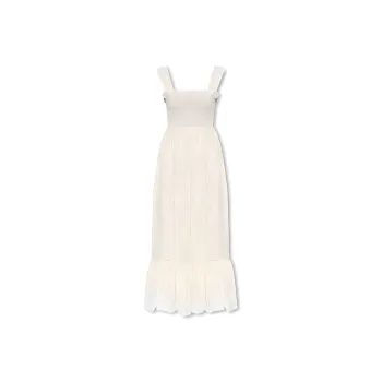 GUCCI Ruffled Hem Slip Dress