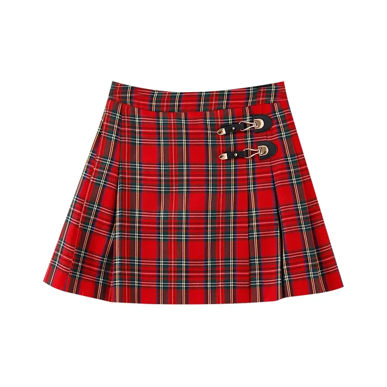 YUMOMO STAR Slim Fit Pleated Skirt Skirt Women's-3