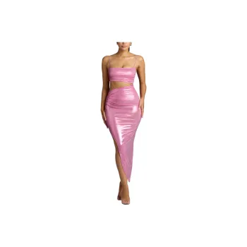 OH POLLY BAHATI Slip Dresses Women's Rose Pink/Rose Pink Red