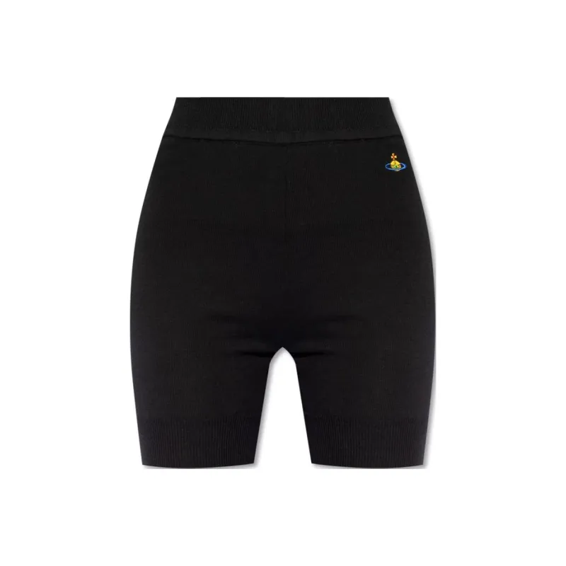 Vivienne Westwood Logo Embroidered Shorts-0