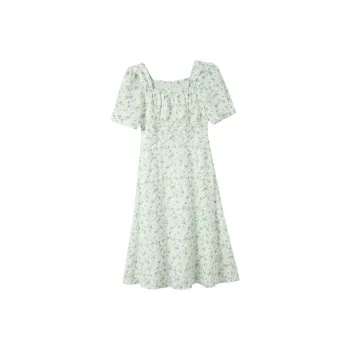 MRR&CO. Short Sleeved Dress Women's Green