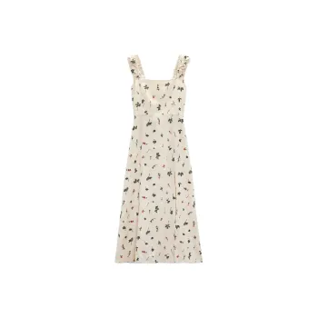 ZARA Slip Dresses Women's White