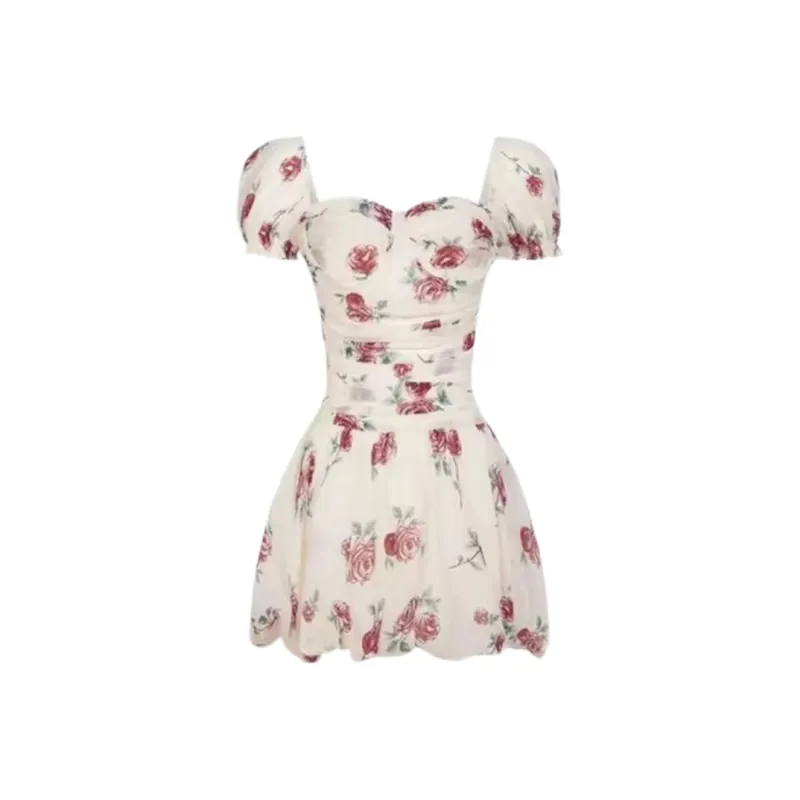 ABBY GODDESS Short Sleeved Dress Women's Multicolor-0