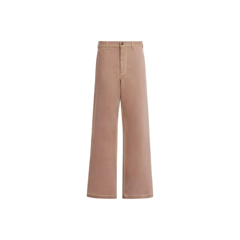 MARNI Contrast stitching Wide leg Trousers-0