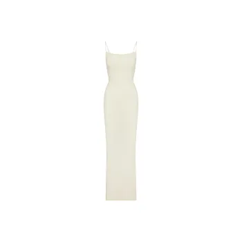 SKIMS SOFT LOUNGE LONG SLIP DRESS Slip Dress Women's BONE/Bone