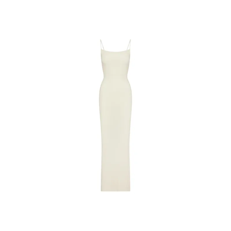 SKIMS SOFT LOUNGE LONG SLIP DRESS Slip Dress Women's BONE/Bone-0