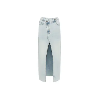 Ksubi Denim Long Skirts Women's Blue