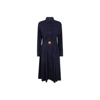 LAUREN RALPH LAUREN Belted Midi Dress
