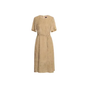 ROEYSHOUSE Short Sleeved Dress Women's Khaki
