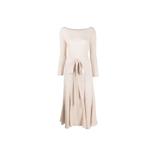 Polo Ralph Lauren Long-Sleeved Dresses Women's Pink Beige