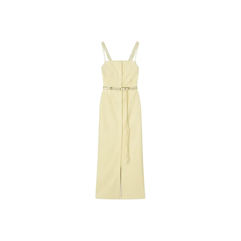 NANUSHKA FW23 LOULA Slip Dresses Women's Moon Silver-0