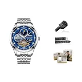 Silver Case Blue Dial Steel Band-Packaging
