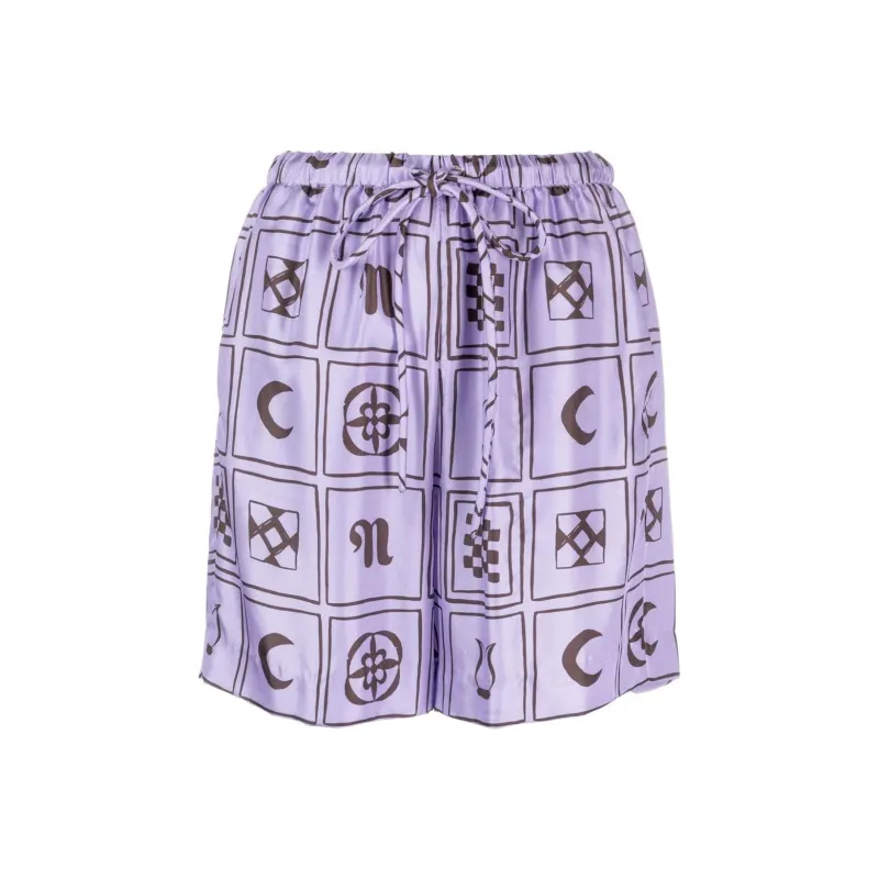 NANUSHKA Doxxi Drawstring waist Shorts-0