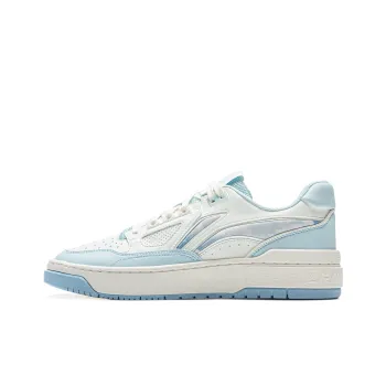 LiNing New Arrival Anti Slip Wear Resistant Low Top Skateboard Shoes Unisex White Blue