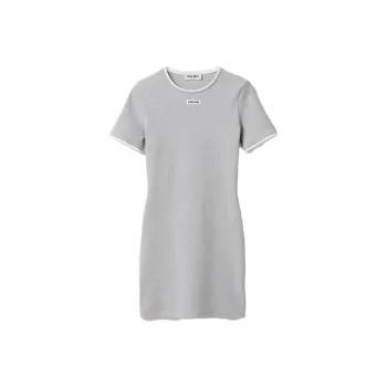 MIU MIU SS23 Short Sleeved Dresses Women's Gray