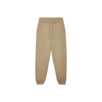 New Era Blue And White Porcelain Series Knitted Sports Pants Women's Khaki