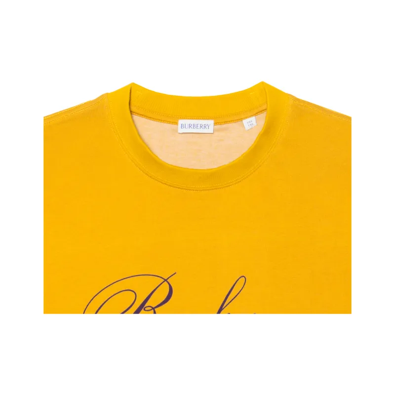 Burberry Swan Graphic Short Sleeve T Shirt-7