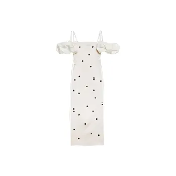 Jacquemus Chouchou Polka dot Midi Dress