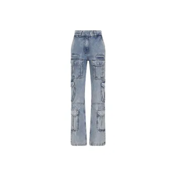 Givenchy Boot Cut Cargo Pants 'Light Blue'