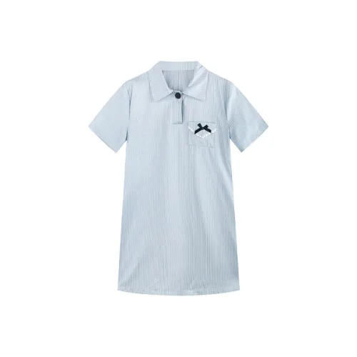 AURORA MUSE Short Sleeved Dress Women's Blue