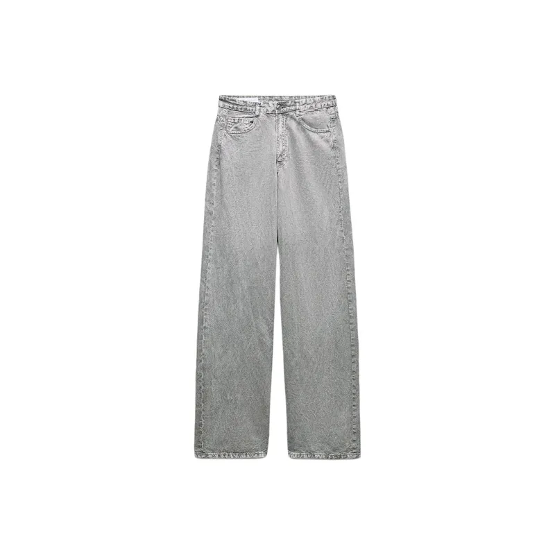 ZARA Trf Jeans Women's Gray-0