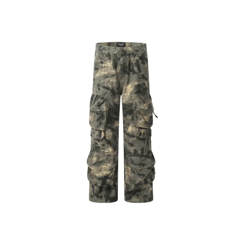 LESS BEARS Jeans Unisex Camouflage-0