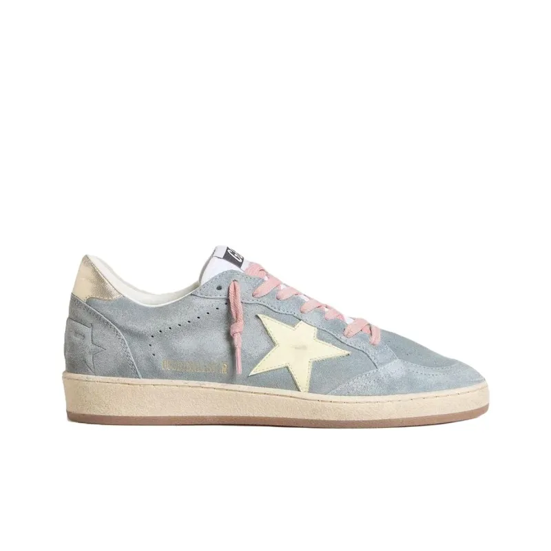 Golden Goose Ball Star Low Top Skateboard Shoes Women's Blue-1