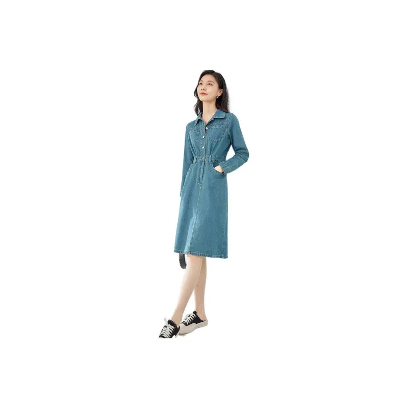 VIMLY Long Sleeved Dresses Women's-0