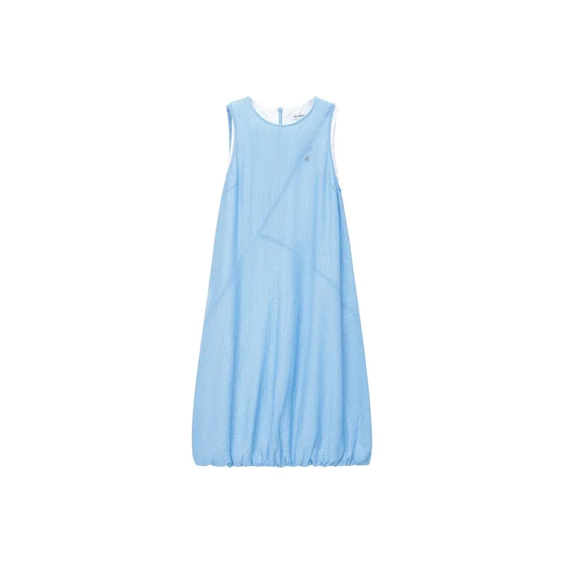 Self Who Sleeveless Dress Women's Frost Blue-0