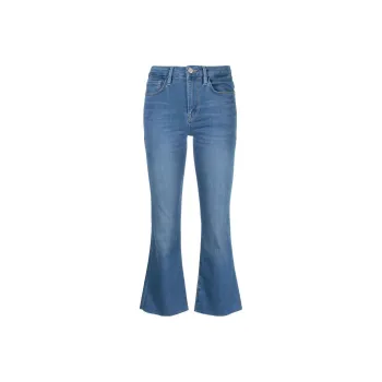 FRAME Mid Rise Cropped Jeans