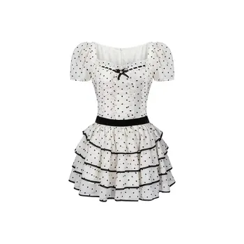 JOSR Short Sleeved Dresses Women's Polka Dot