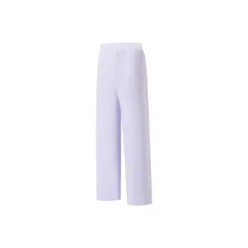 XTEP Knitted Sports Pants Women's Silk Purple