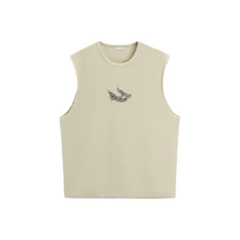 ZARA Tank Tops Men Lake Green